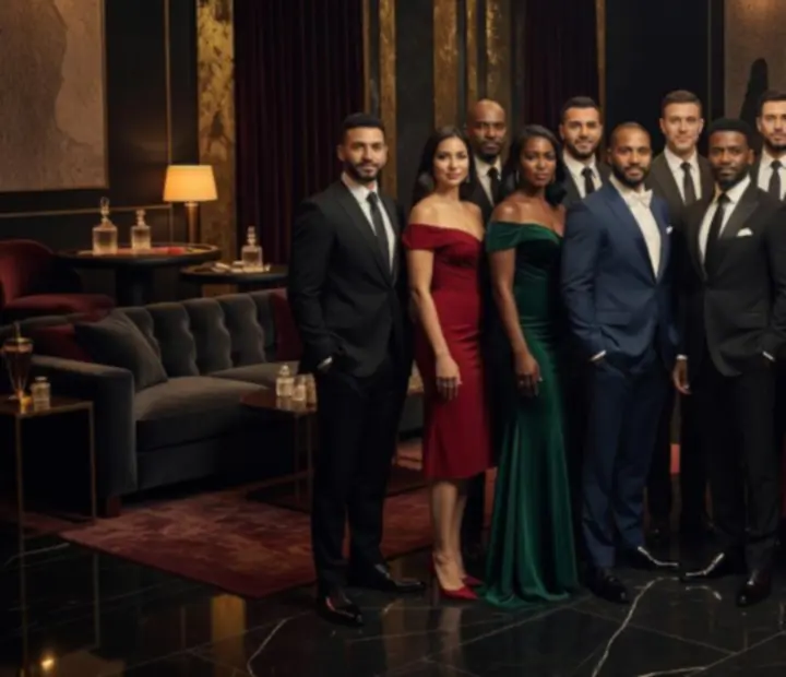 Zespół 'NGHIA HUE' XUÂN NGHĨA HỒ podczas eleganckiego, wieczornego wydarzenia